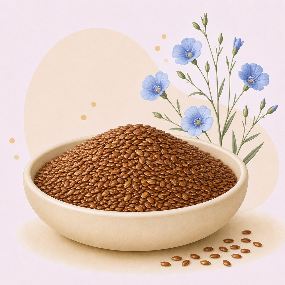 Linaza, ingrediente natural de Luce Bien