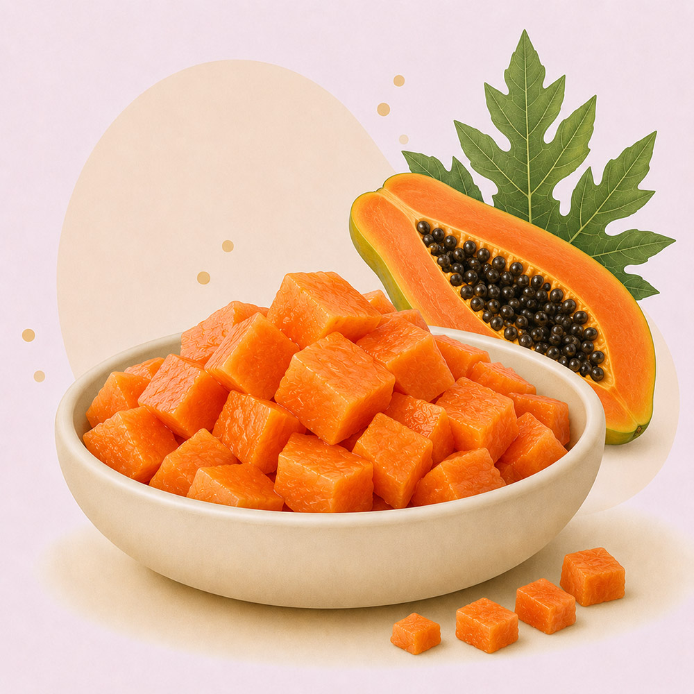Papaya, ingrediente de origen natural en Luce Bien